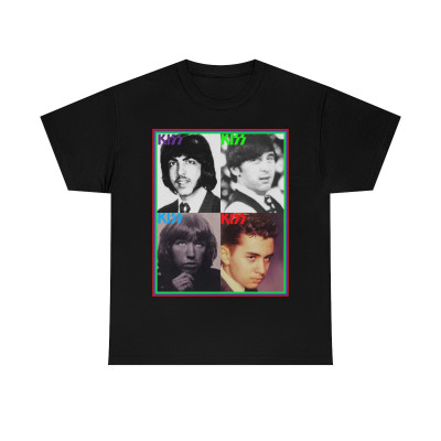 KISS The Flaming Youth Before they became GODS OF ROCK Men's Short Sleeve Tee