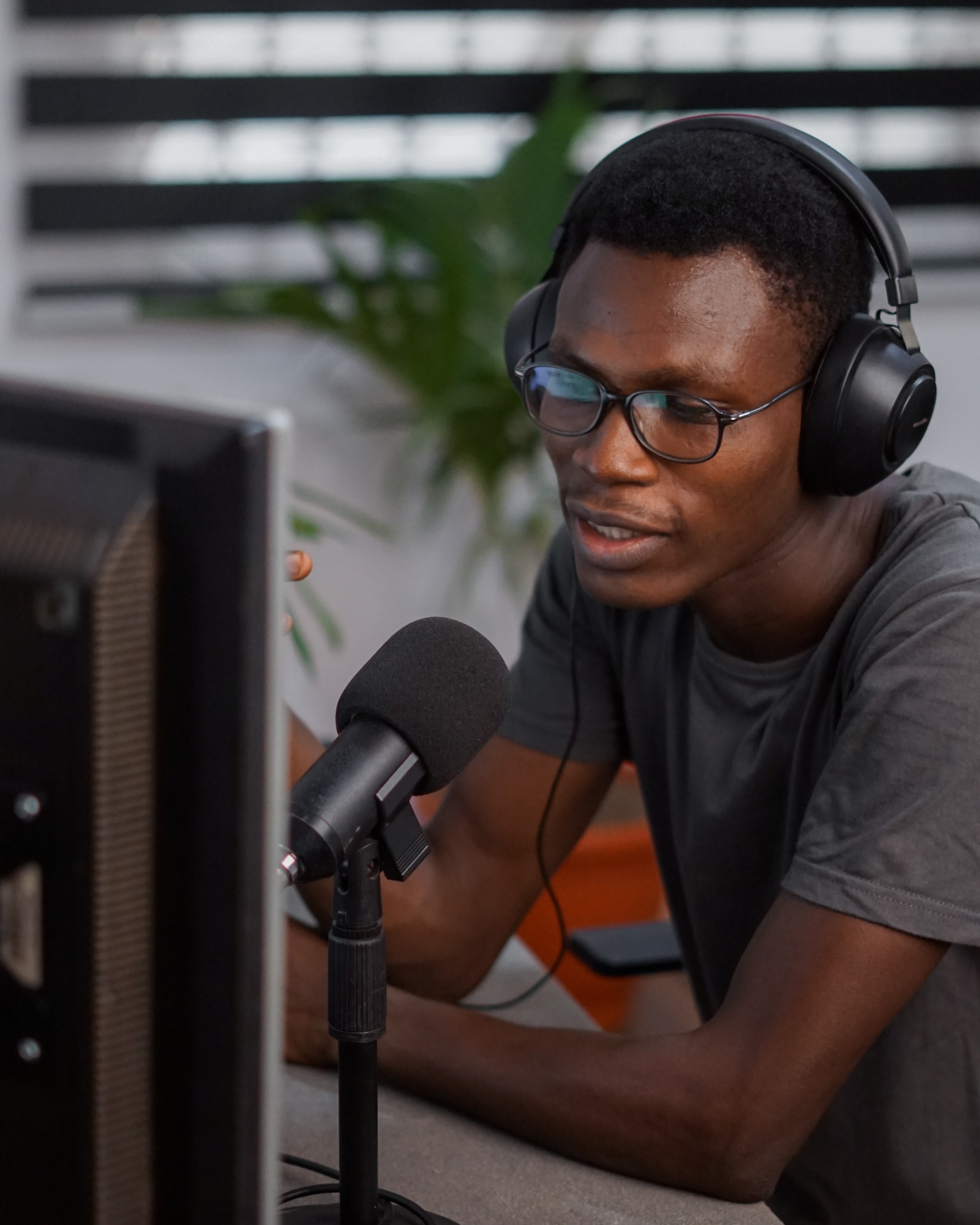 A Podcaster takes to the air
