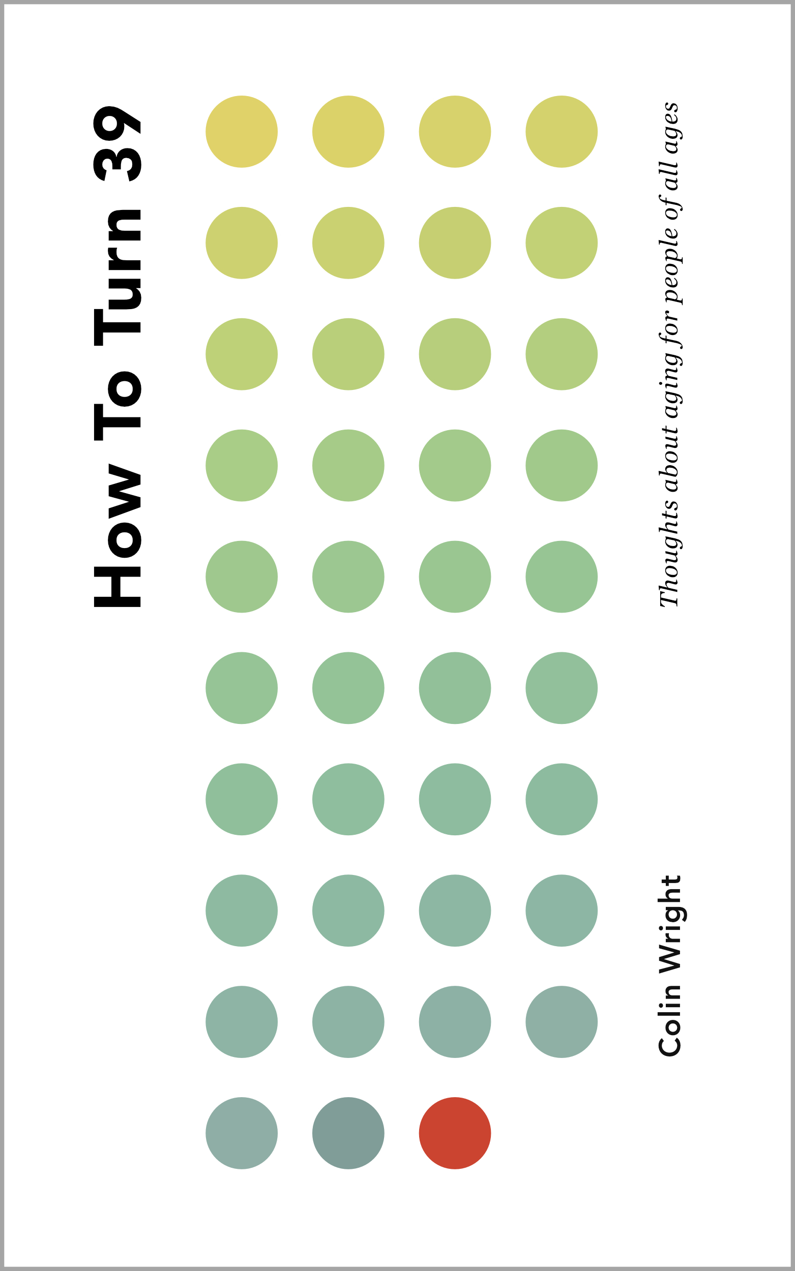 How To Turn 39 book cover