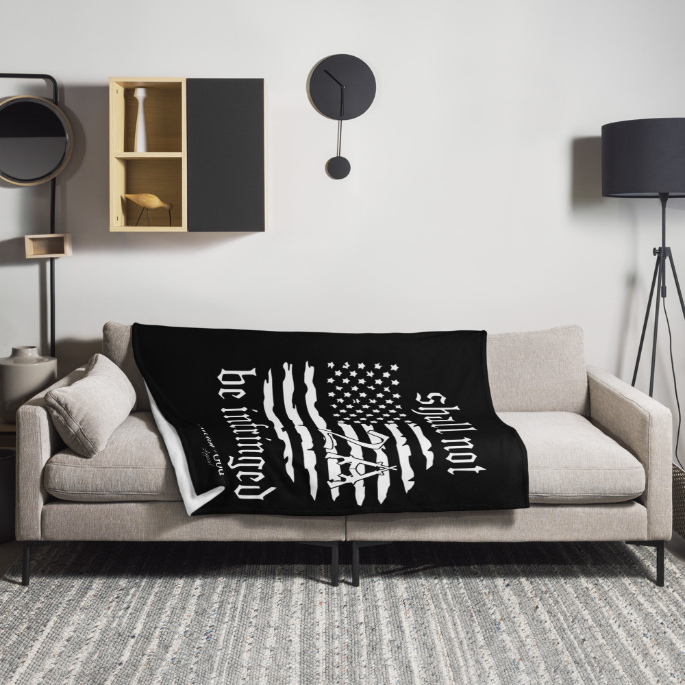 Shall Not Be Infringed Throw Blanket