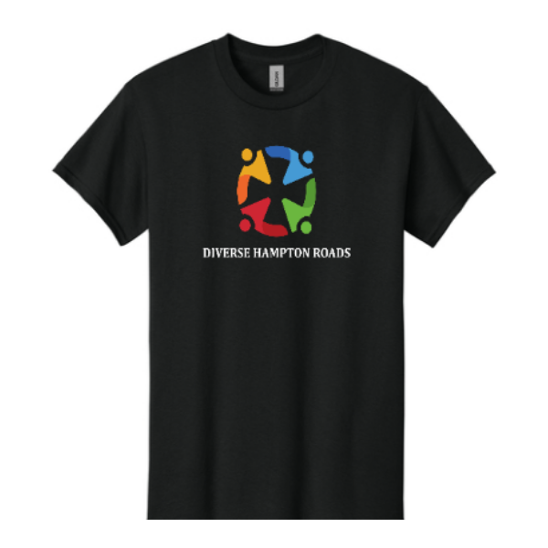 T-shirt with logo to show the Diverse Hampton Roads Collection