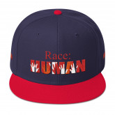 Embroidered Human RaceSnapback Hat