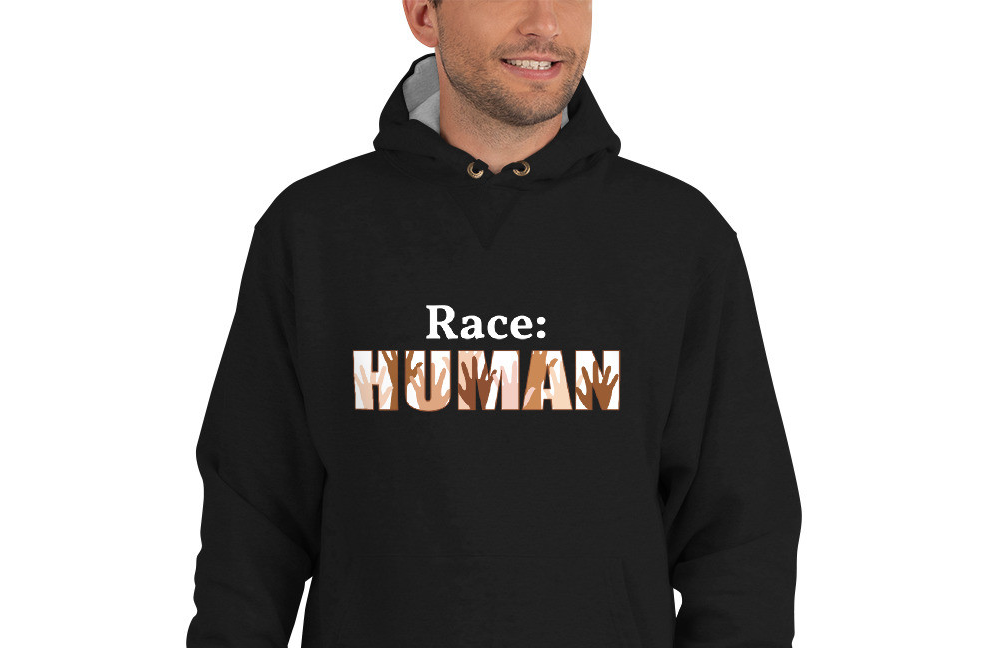 Mens Champion Human Race Hoodie