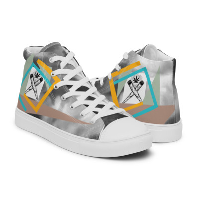 Women’s high top canvas shoes "Mary Jane"