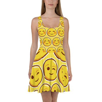Emoji Skater Dress | Designer Series